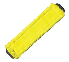 FLAT MOP HEAD, MICROFIBER, SMARTCOLOR, 15", YELLOW, 5/PK,  (For 812904 & 812874 frames) LARGE