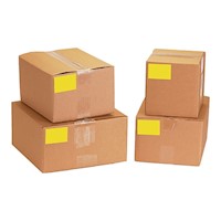 INVENTORY LABELS, RECTANGLE, TAPE LOGIC, 2" X 4", FLUORESCENT YELLOW, 500/ROLL MAIN