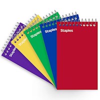 NOTEPADS, COLLEGE RULED, ASSORTED COLORS, 3" X 5", 75 SHEETS/PAD, 5 PADS/CT MAIN
