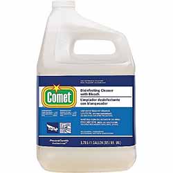 Disinfecting Cleaner w/Bleach, Closed Loop, 1 Gallon, 3/Ct, Comet LARGE