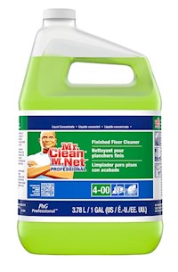 FLOOR CLEANER, MR. CLEAN PROFESSIONAL, LIQUID CONCENTRATE, LEMON, 1 GALLON, 3/CT MAIN
