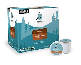 COFFEE, MEDIUM ROAST, CARIBOU BLEND, KEURIG K-CUP PODS, 44/CT LARGE
