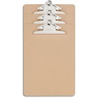 CLIPBOARDS, STAPLES, HARDBOARD, LETTER SIZE, NATURAL BROWN, 3/CT THUMBNAIL