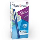 PENS, PAPER MATE, FELT, MEDIUM POINT, BLUE INK, 12/CT THUMBNAIL