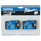 LABEL MAKER TAPE, LAMINATED, BROTER TC-20Z1, 3/8" X 25 1/5', BLACK/WHITE THUMBNAIL