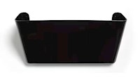 TRAY, TRU RED, WALL FILE, PLASTIC, LETTER, BLACK MAIN
