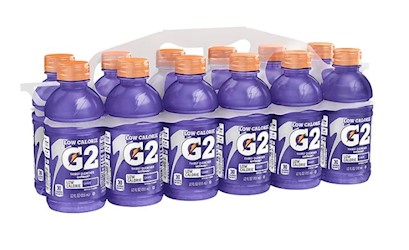 GATORADE G2, SPORTS DRINK, THIRST QUENCHER, GRAPE, 12 OZ., 24/CT LARGE