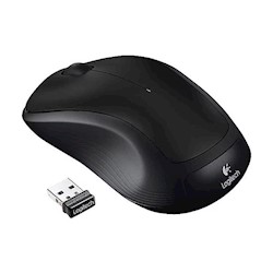 MOUSE, WIRELESS, LOGITECH M310, AMBIDEXTROUS, BLACK LARGE