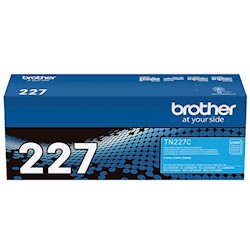 TONER, CARTRIDGE, HIGH YIELD, BROTHER TN-227, CYAN LARGE