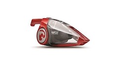 HAND-HELD VACUUM, CORDLESS, DIRT DEVIL FLIPOUT, LITHIUM POWERED, RED THUMBNAIL