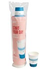 CUPS, PAPER, HOT, PERK, WHITE/BLUE, 12 OZ., 50/CT THUMBNAIL