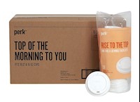 LID, HOT CUP, PLASTIC, 10/12/16 OZ., WHITE, 500/CS MAIN
