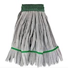 MOP HEAD, TUBE, MICROFIBER, ROUGHMOP, GREEN, 6" HEADBAND, 5/CT THUMBNAIL