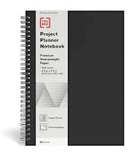 PLANNER, NOTEBOOK, MEDIUM, SOFT COVER, TUR RED, BLACK MAIN