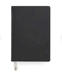 JOURNAL, HARD COVER, MEDIUM RULED, TRU RED, BLACK MAIN