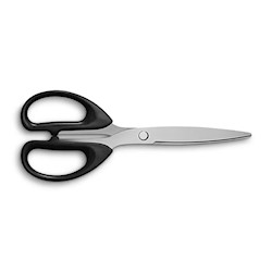 SCISSORS, STAINLESS STEEL, STRAIGHT HANDLE, POINTED TIP, 8" LARGE