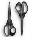 SCISSORS, TITANIUM COATED, NON-STICK, STRAIGHT HANDLE, 8", 2/CT THUMBNAIL