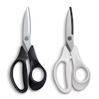 SCISSORS, STAINLESS STEEL, STRAIGHT HANDLE, 7", 2/CT THUMBNAIL