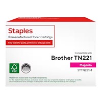 TONER, CARTRIDGE, STANDARD YIELD, BROTHER TN221M, MAGENTA MAIN