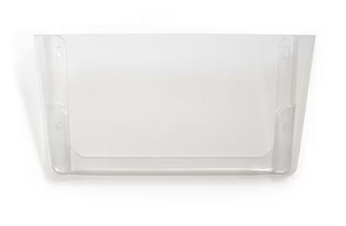TRAY, TRU RED, WALL FILE, PLASTIC, LETTER, CLEAR LARGE