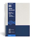 NOTEBOOK, HARD COVER, RULED, MEDIUM, TRU RED, GREY/BLUE THUMBNAIL