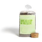 PAPER HEAT-SLEEVE FOR CUPS, BROWN, PERK, 500/PK THUMBNAIL