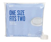 LID, COLD CUP, PLASTIC, STRAW-SLOT, WHITE, 500/PK THUMBNAIL