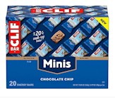ENERGY BARS, CLIF, MINI, CHOCOLATE CHIP, 1 OZ., 20/CT THUMBNAIL