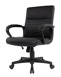 DESK CHAIR, ERGONOMIC LUXURA, BLACK, 275 LBS LARGE