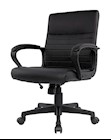DESK CHAIR, ERGONOMIC LUXURA, BLACK, 275 LBS THUMBNAIL