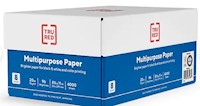 PAPER, MULTIPURPOSE, TRU RED, 20 LBS, 96 BRIGHTNESS, 8.5" X 11", 500 SHEETS/REAM, 8 REAMS/CT MAIN