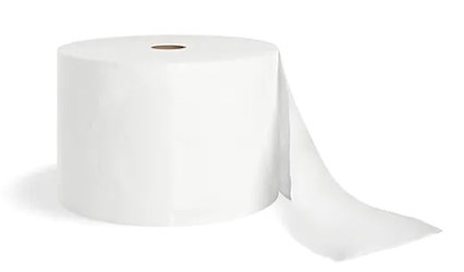 BATH TISSUE, SMALL CORE, 2-PLY, 1500 SHEETS/ROLL, COASTWIDE J-SERIES, 18 ROLLS/CS LARGE