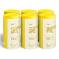 WIPES, DISINFECTANT, LEMON, PERK, 75/PK, 6/CT MAIN