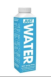 WATER, PAPER BOTTLES, PLANT BASED, JUST WATER, 16.9 OZ., 12/CT LARGE
