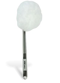 TOILET BOWL MOP, WHITE, 12" HANDLE MAIN