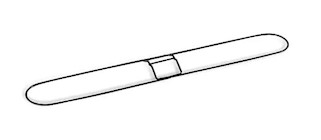 FRAME, 36" X 5" TRADITIONAL WIRE LOOP, BLACK THUMBNAIL