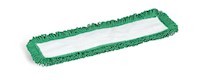 MOP, DUST, 24" X 5", MICROFIBER, LOOPED-END FIBERS, GREEN MAIN