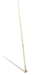 HANDLE, WOOD, DUST MOP, 64", STURDY METAL CONNECTION LARGE