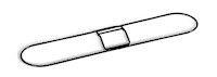 FRAME, 24" X 5", TRADITIONAL WIRE LOOP, BLACK MAIN
