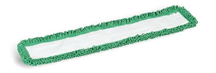 MOP, DUST, 36" X 5", MICROFIBER, LOOPED-END FIBERS, GREEN LARGE
