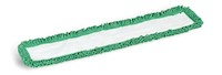 MOP, DUST, 36" X 5", MICROFIBER, LOOPED-END FIBERS, GREEN MAIN