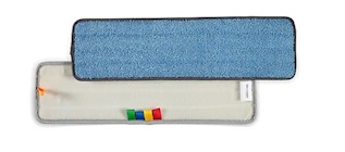 MOP, WET, FLAT HEAD, 18" X 5", ECONOMY, BLUE THUMBNAIL
