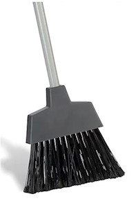 BROOM, COASTWIDE PROFESSIONAL, ANGLED, POLYPROPYLENE, GRAY, 51" HANDLE, 8" HEAD MAIN