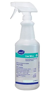 EMPTY SPRAY BOTTLE, BOWL & BATHROOM CLEANER, DISINFECTANT, CREW NA SC, NON-ACID, 32 OZ, 1/EA MAIN