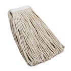 WET MOP HEAD, CUT END, COTTON, #20, WHITE, 1" HEADBAND THUMBNAIL