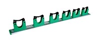 CLEANING TOOL HOLDER, UNGER HANG UP, SILVER/GREEN, 28" MAIN