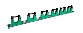 CLEANING TOOL HOLDER, UNGER HANG UP, SILVER/GREEN, 28" THUMBNAIL