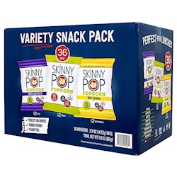 POPCORN, SKINNY POP, VARIETY, 36/CT LARGE