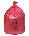 10 GALLON, RED, 1.1 MIL, HEALTHCARE BAGS, INFECTIOUS WASTE BAGS, 500/CT THUMBNAIL