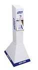 PURELL HAND SANITIZER WITH POP UP CARDBOARD TEMPORARY DISPENSER STAND PLUS TWO 1000mL REFILLS THUMBNAIL